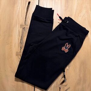 PSYCHO BUNNY KIDS JOGGER - Black (L - 14/16)